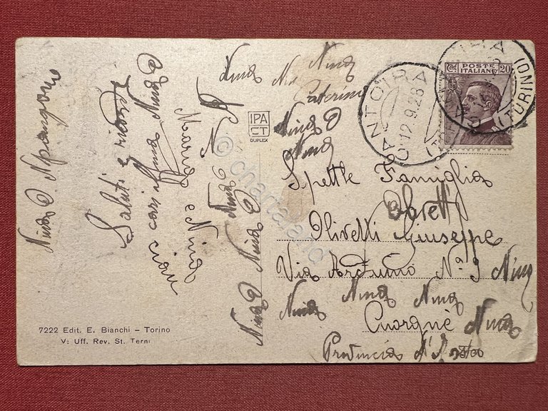 Cartolina - Saluti da Cantoira ( Torino ) - 1928