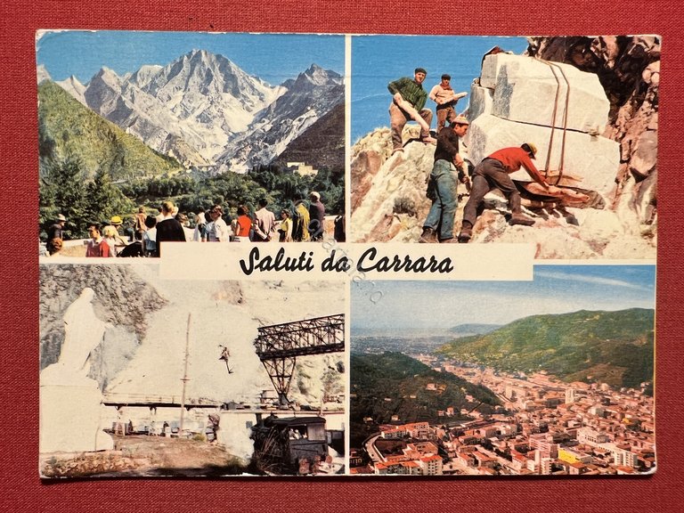 Cartolina - Saluti da Carrara - Vedute Diverse - 1964
