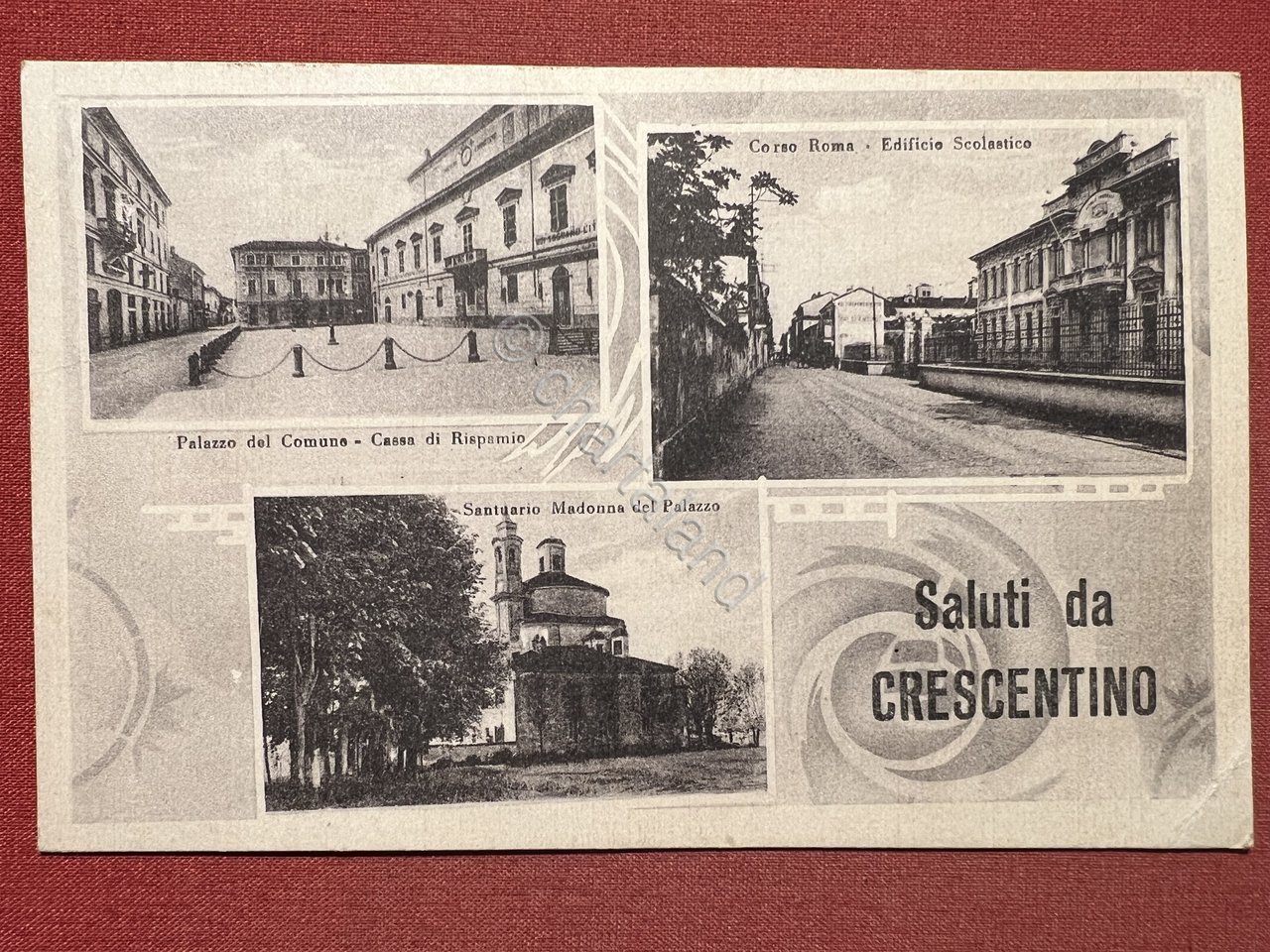 Cartolina - Saluti da Crescentino ( Vercelli ) - Vedute …