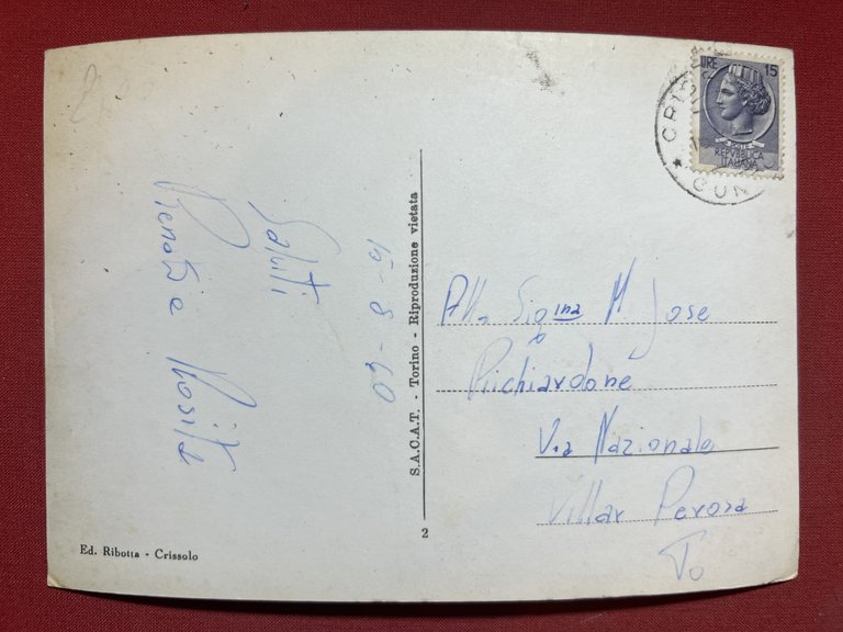 Cartolina - Saluti da Crissolo ( Cuneo ) - Vedute …