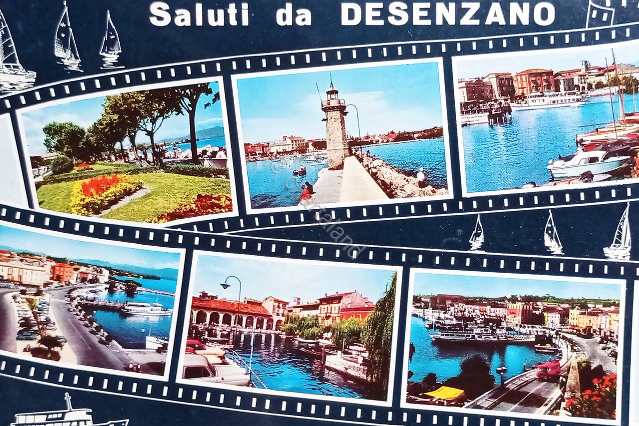 Cartolina - Saluti da Desenzano - Vedute diverse - 1965 …