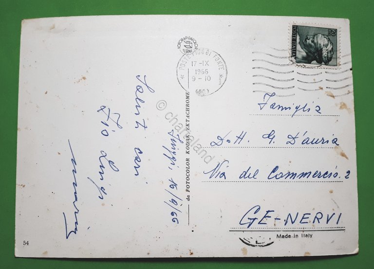 Cartolina - Saluti da Fiuggi - 1966