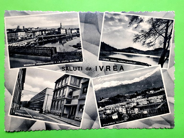 Cartolina - Saluti da Ivrea - 1940 ca.