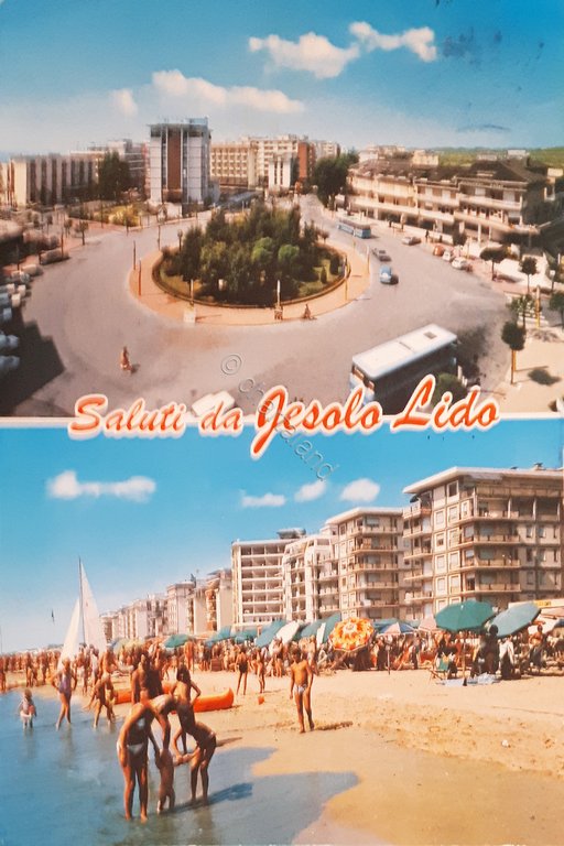 Cartolina - Saluti da Jesolo Lido - 1971