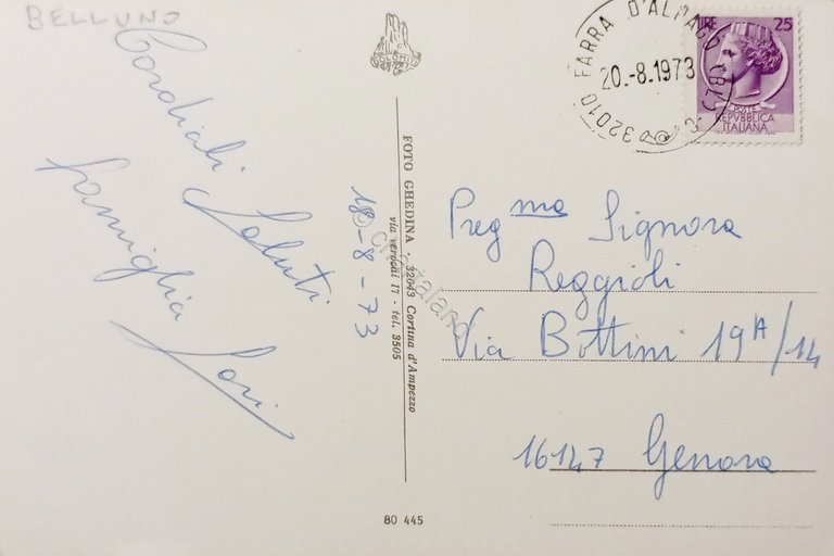 Cartolina - Saluti da Lago di S. Croce - Vedute …