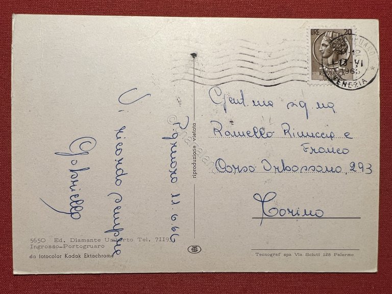 Cartolina - Saluti da Portogruaro ( Venezia ) - Vedute …