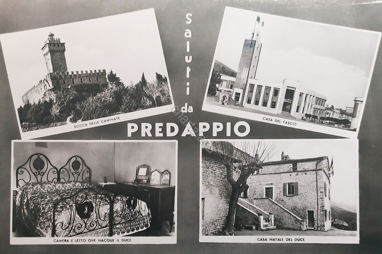 Cartolina - Saluti da Predappio - Vedute diverse - 1955 …
