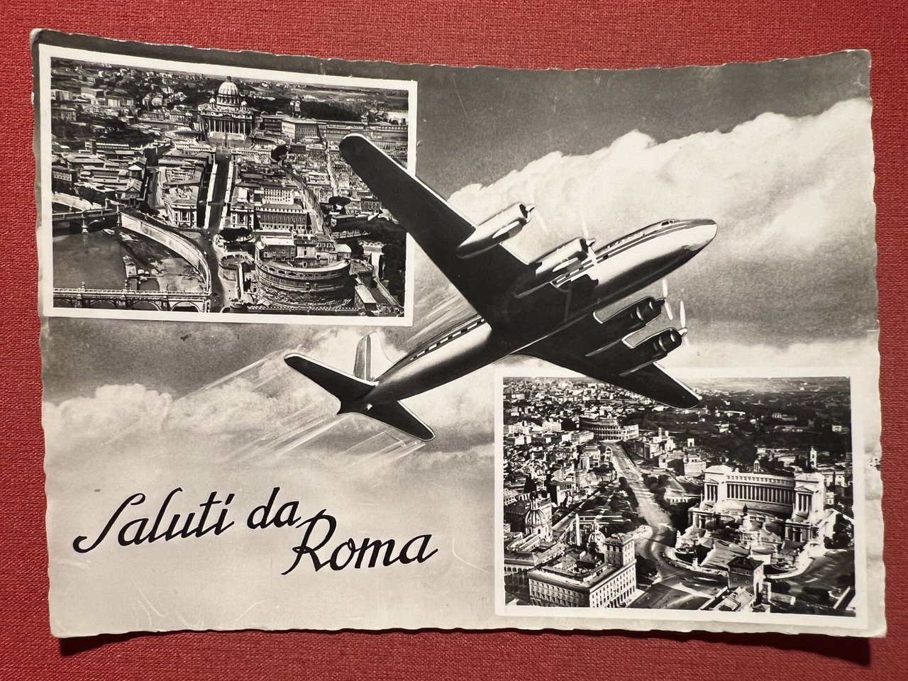Cartolina - Saluti da Roma - Vedute diverse - 1959