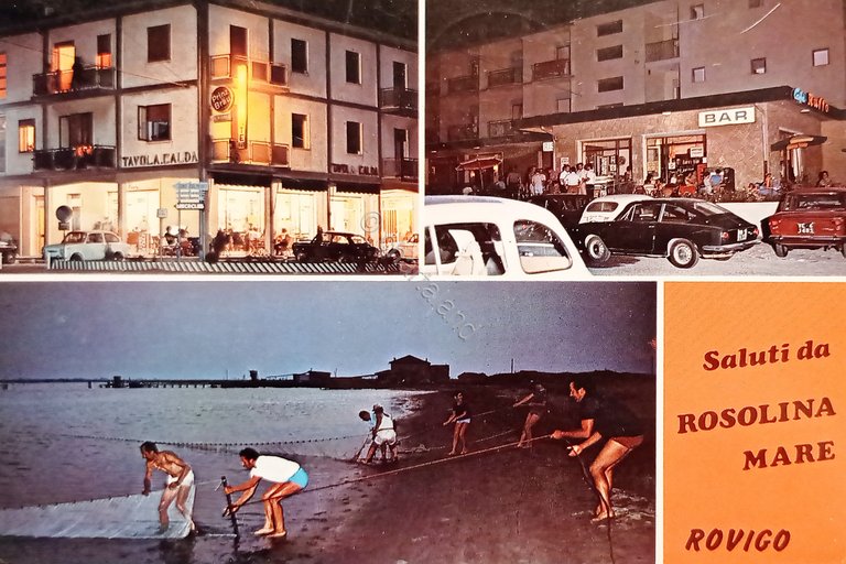 Cartolina - Saluti da Rosolina Mare - Rovigo - 1974