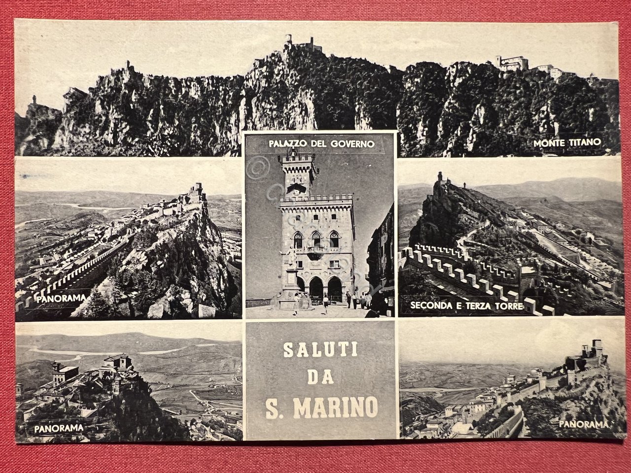 Cartolina - Saluti da San Marino - Vedute diverse - …