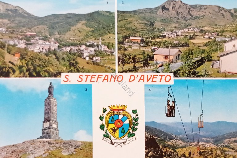 Cartolina - Saluti da San Stefano d'Aveto - Vedute diverse …
