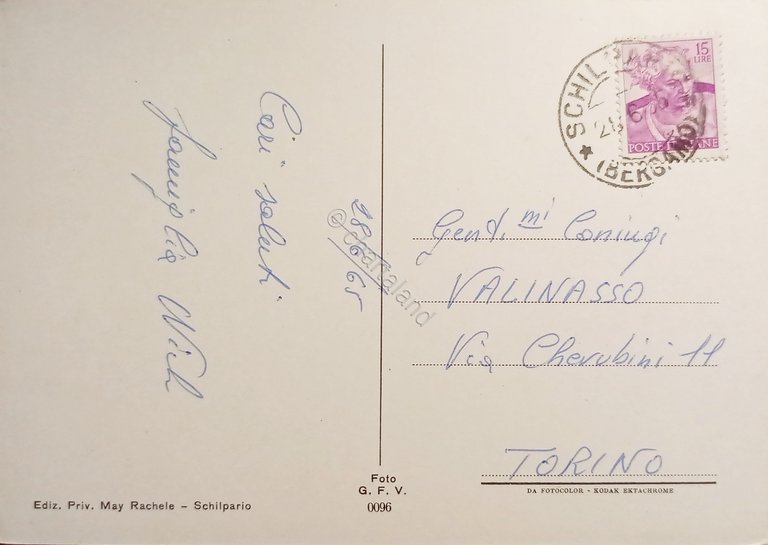 Cartolina - Saluti da Schilpario ( Bergamo ) - Vedute …