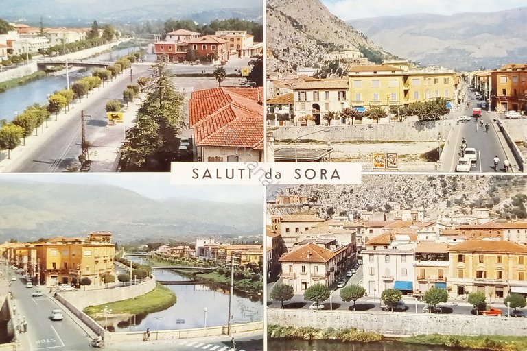 Cartolina - Saluti da Sora ( Frosinone ) - Vedute …