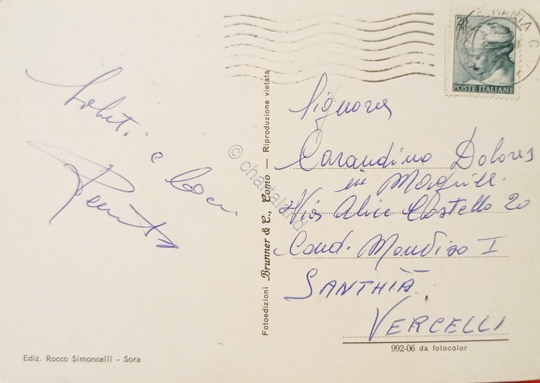 Cartolina - Saluti da Sora ( Frosinone ) - Vedute …