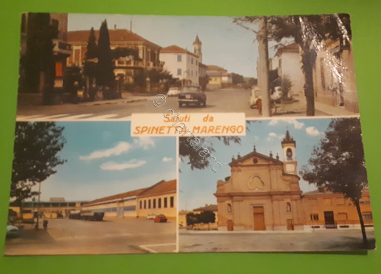 Cartolina - Saluti da Spinetta Marengo - 1970