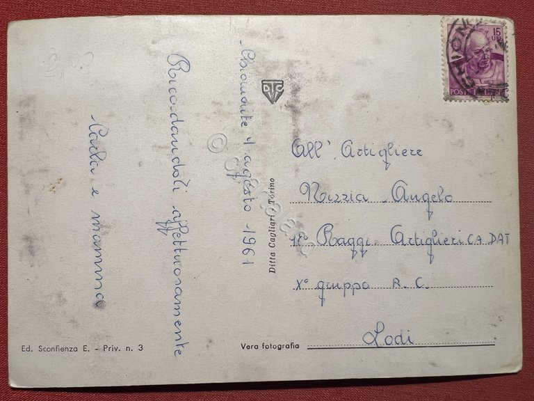 Cartolina - Saluti da Susa - Vedute diverse - 1961