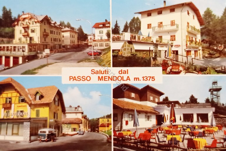 Cartolina - Saluti dal Passo Mendola - Vedute diverse - …