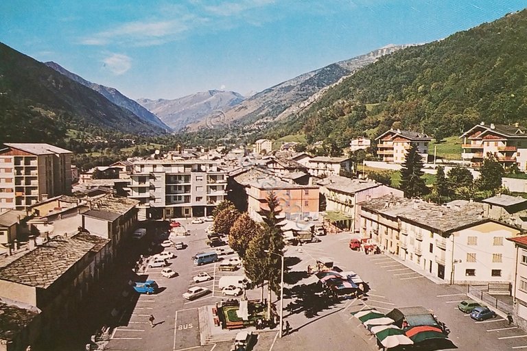Cartolina - Sampeyre (CN) - Valle Varaita - Piazza della …
