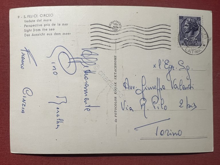 Cartolina - San Felice Circeo ( Latina ) - Veduta …