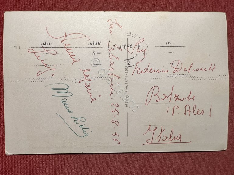 Cartolina - San Sebastian - Club Nàutico y Bahia - …