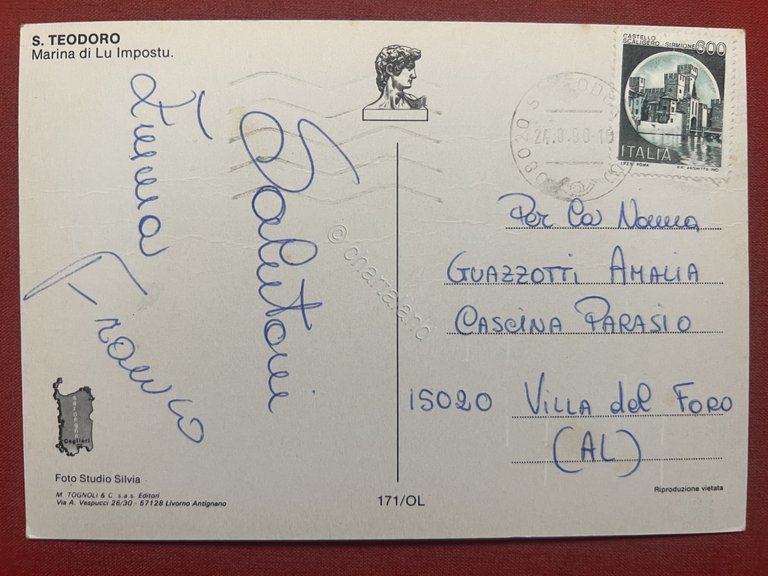 Cartolina - San Teodoro ( Sassari ) - Marina di …