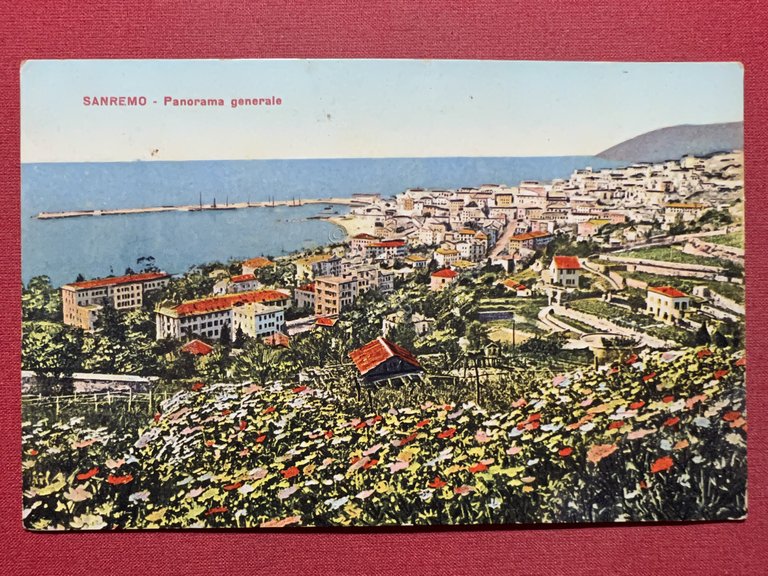 Cartolina - Sanremo - Panorama Generale - 1910 ca.