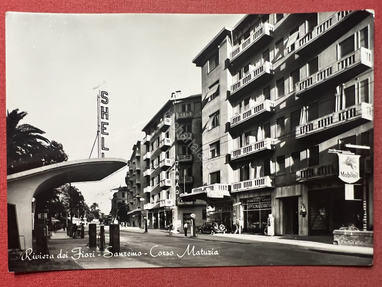 Cartolina - Sanremo - Riviera dei Fiori - Corso Matuzia …