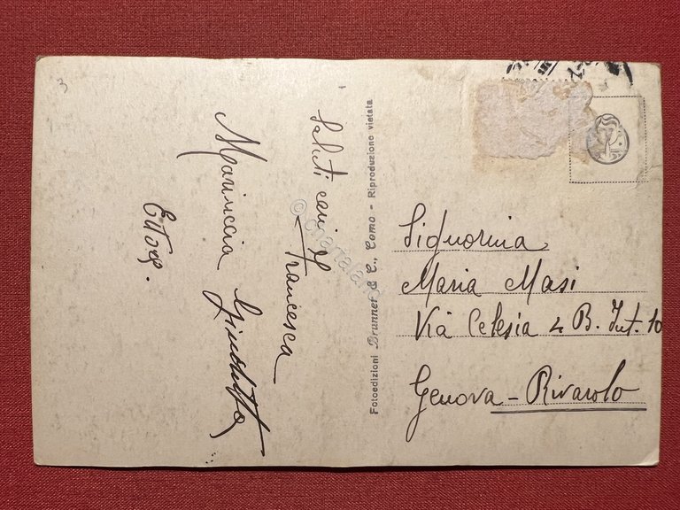 Cartolina - Santa Margherita Ligure ( Genova ) - 1940 …