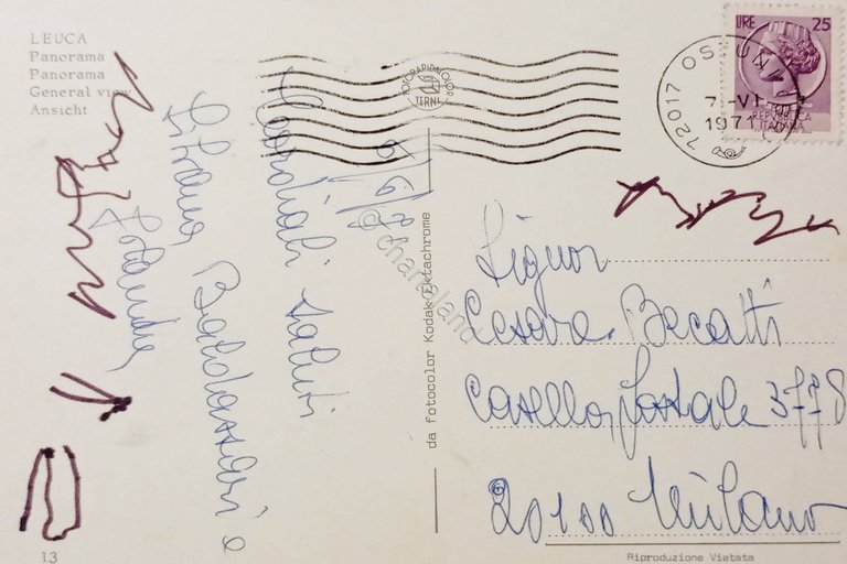 Cartolina - Santa Maria di Leuca ( Lecce ) - …