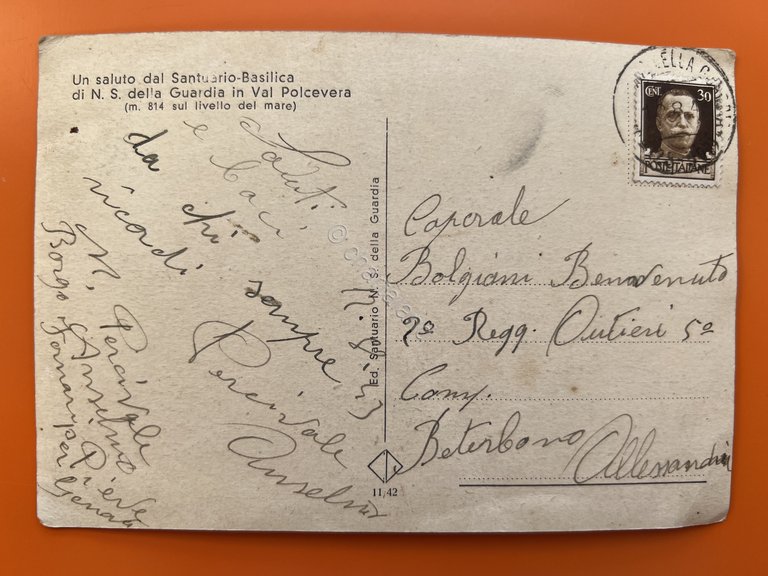 Cartolina - Santuario Basilica di N S. della Guardia in …