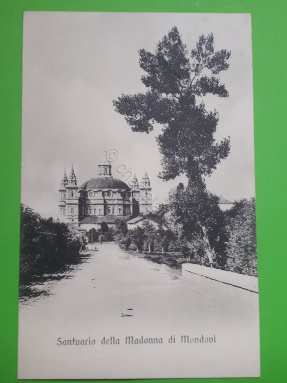 Cartolina - Santuario della Madonna di Mondovi - 1924