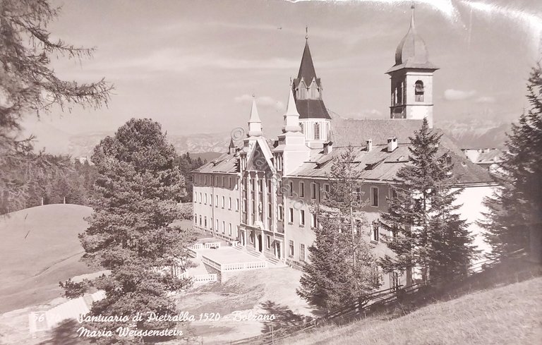 Cartolina - Santuario di Pietralba - Bolzano - Maria Weissenstein …