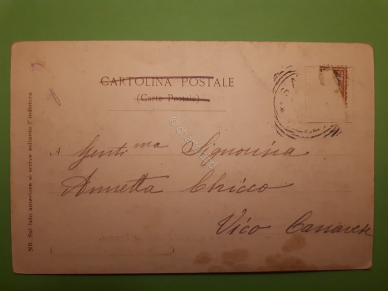 Cartolina - Sassi - Villa Pluker o Villa Marchese Luvera …