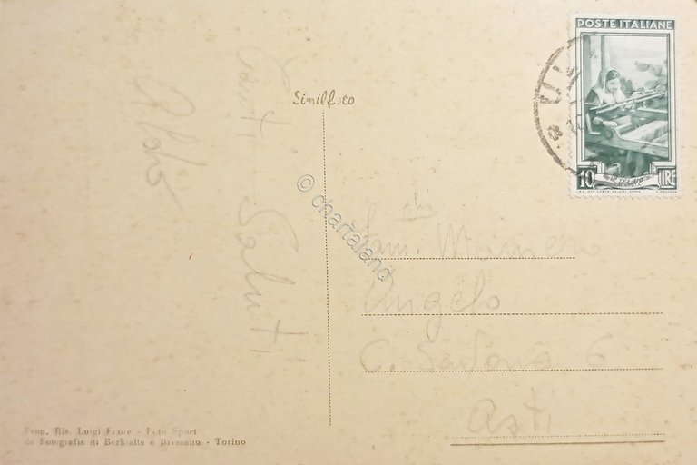 Cartolina - Sauze d'Oulx - Gli Alberghi - 1950 ca.