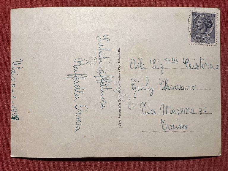 Cartolina - Sauze D'Oulx - Panorama Invernale - 1959