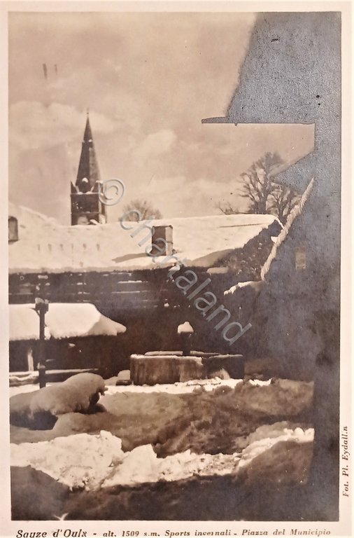 Cartolina - Sauze d'Oulx - Piazza del Municipio - Sports …