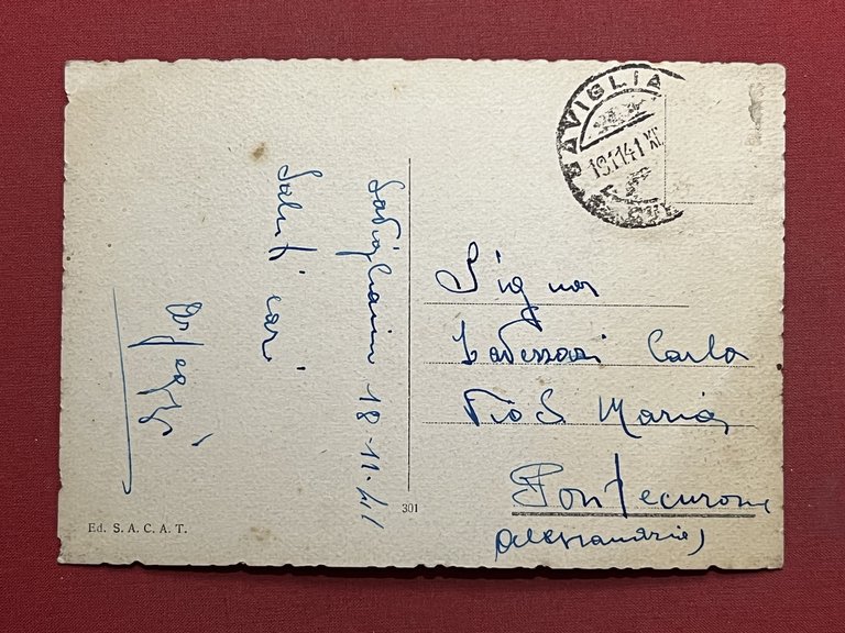 Cartolina - Savigliano ( Cuneo ) - Piazza Santarosa - …