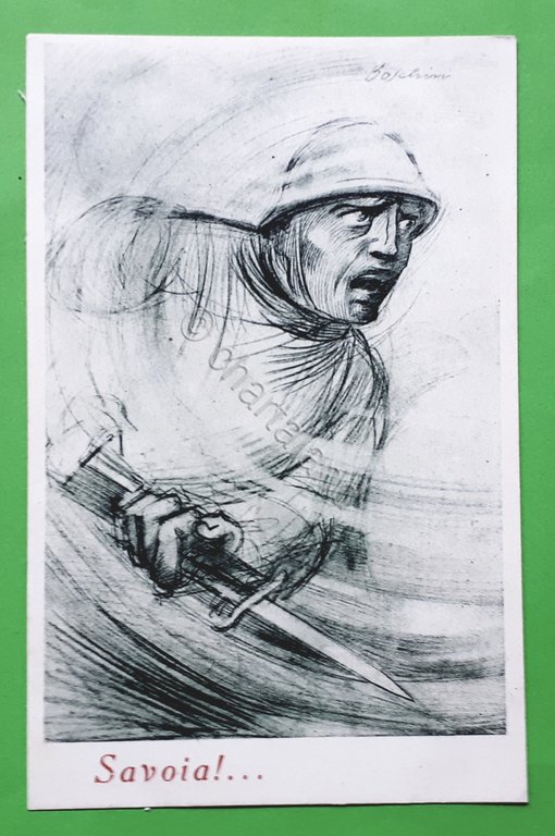 Cartolina - Savoia!... - Illustratori - Militaria - 1917