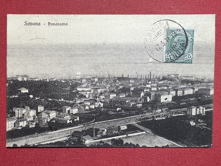 Cartolina - Savona - Panorama - 1914