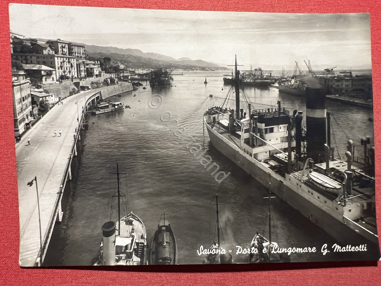 Cartolina - Savona - Porto e Lungomare G. Matteotti - …