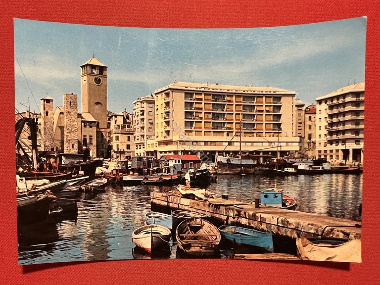 Cartolina - Savona - Porto e Torre del Brandale - …