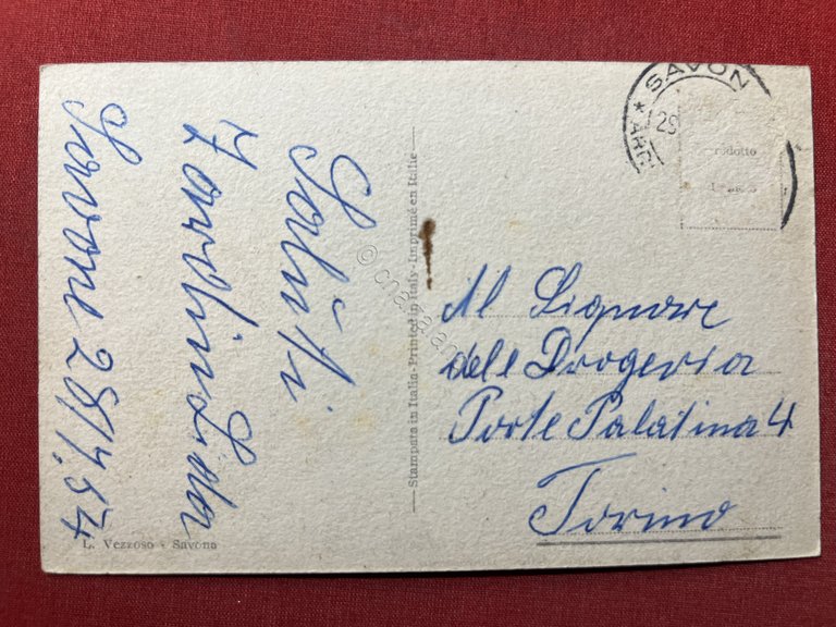 Cartolina - Savona - Ritorno e scoglio della Madonnina - …