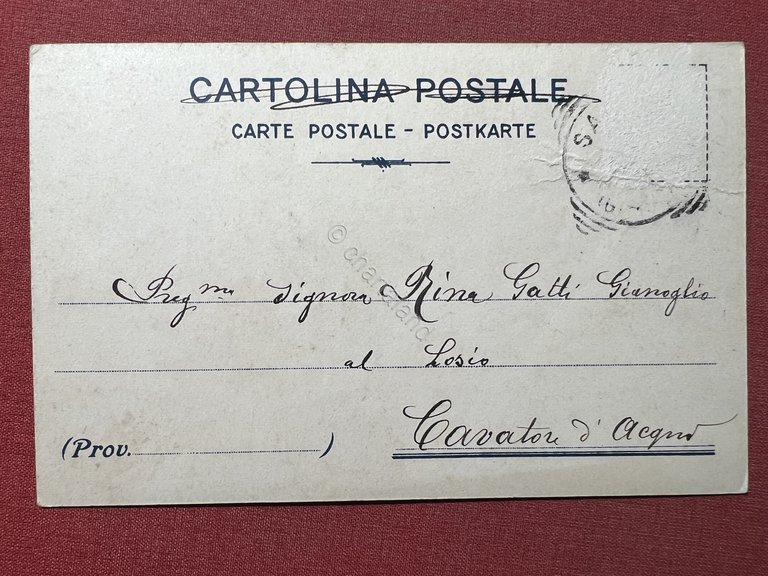 Cartolina - Savona - Teatro Chiabrera - 1901