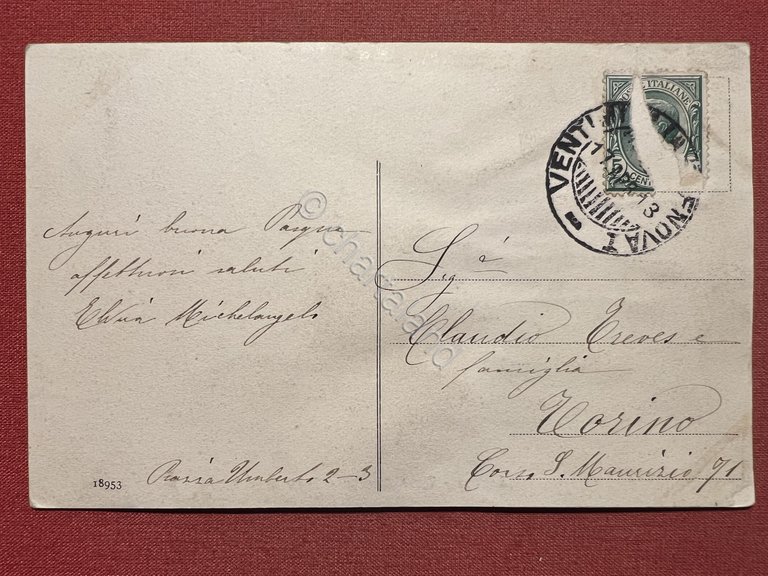 Cartolina - Savona - Via Paleocapa - Torre Leon Pancaldo …