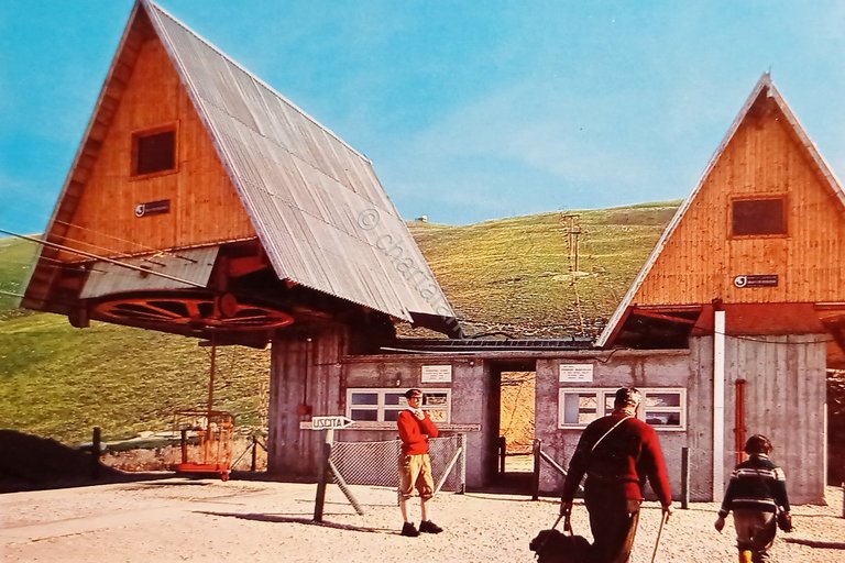 Cartolina - Seggiovia di Prada Costabella - Stazione intermedia - …