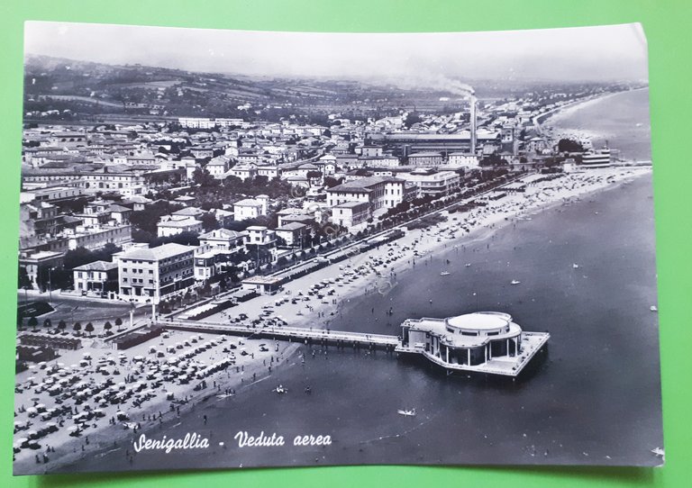 Cartolina - Senigallia - Veduta aerea - 1957 | Immagine Gallery 3