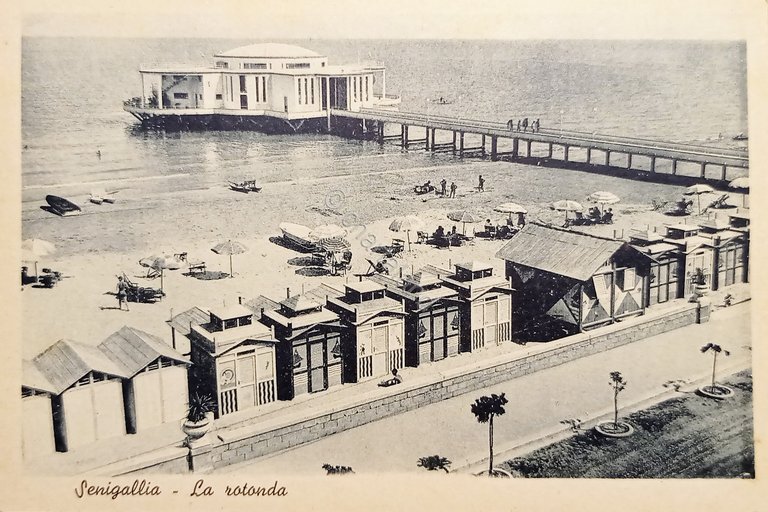 Cartolina - Senigallia ( Ancona ) - La Rotonda - …