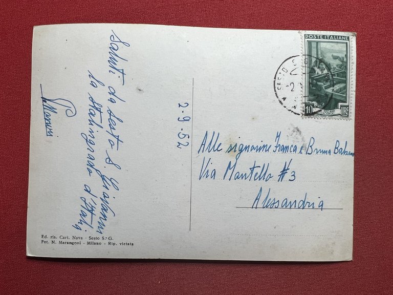 Cartolina - Sesto S. Giovanni - Via G. E. Falk …
