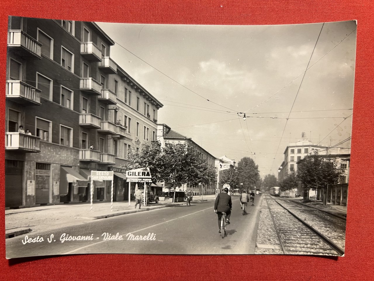 Cartolina - Sesto San Giovanni - Viale Marelli 1950 ca.