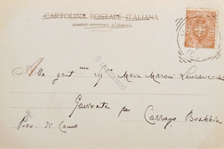 Cartolina - Siena - Arco di S. Giuseppe - 1900